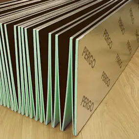 Mellanlägg Pergo Smartunderlay PLUS 15m2 Golvtillbehör med Fuktspärr & Slagljudsisolering