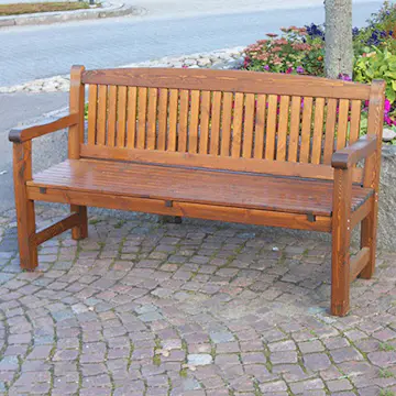 Hagebenk Eden Wood Kattvik 3-seter