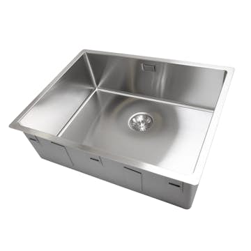 Enkelvask Strand Stainless SOLID med clips