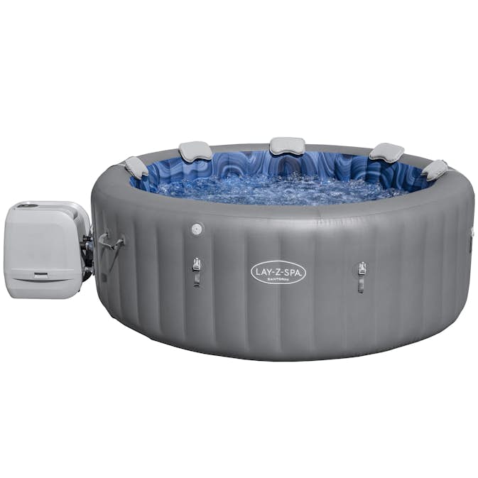 Oppblåsbar Spabad Bestway Lay-Z Santorini Hydrojet Pro