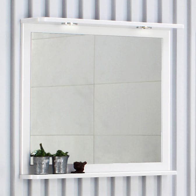 Speil Noro Fix Matt Hvit