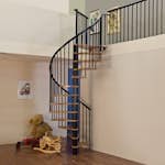 Spiraltrapp Byggera Euro Design Svart