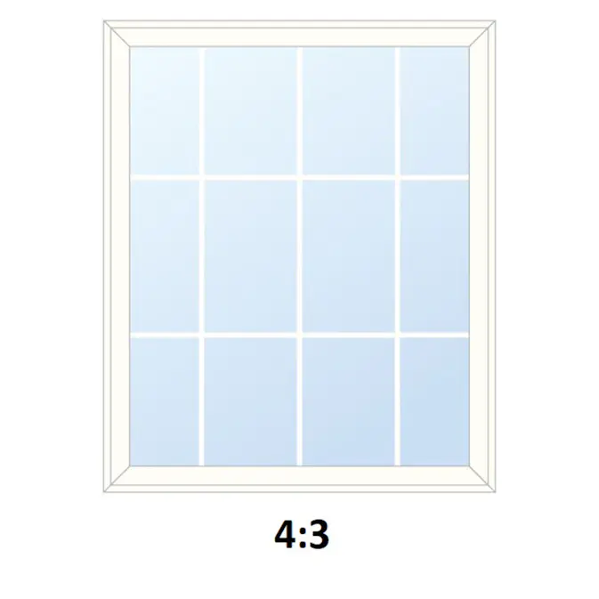 Sprosser Lyssand Utenpåliggende PVC