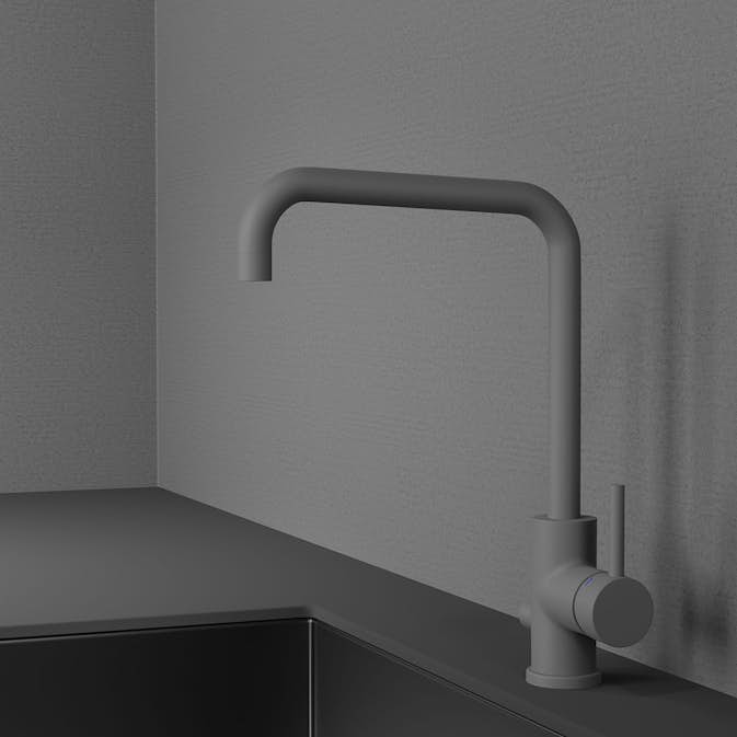 Kjøkkenbatteri Scandtap Steel Square Rustfritt stål