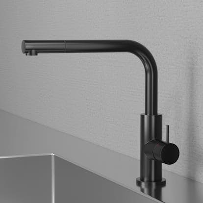 Köksblandare Scandtap Steel Accent 90