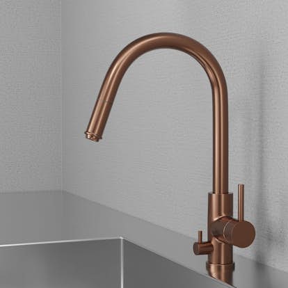 Köksblandare Scandtap Steel Access med Utdragbar Pip