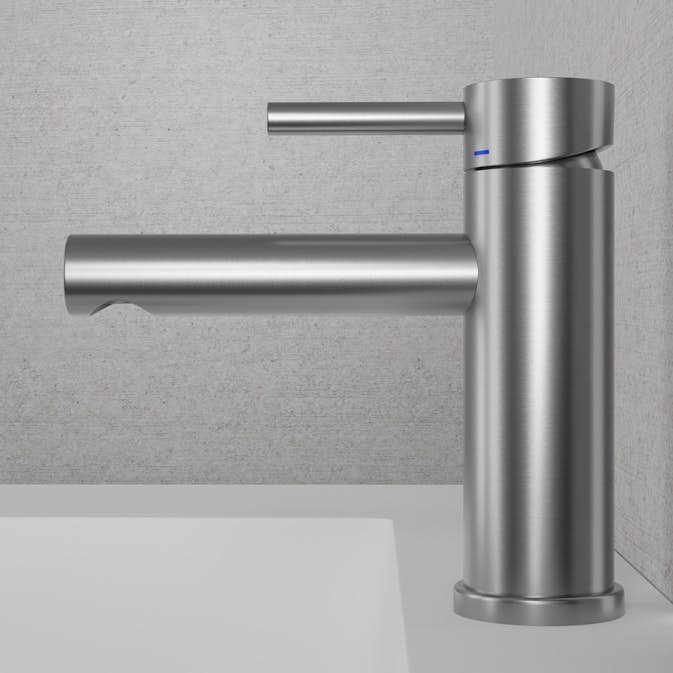 Servantbatteri Scandtap Steel Clear