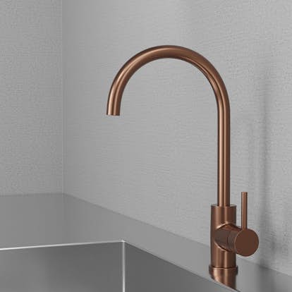 Köksblandare Scandtap Steel Curve Rostfritt Stål