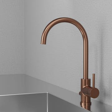 Köksblandare Scandtap Steel Curve Rostfritt Stål