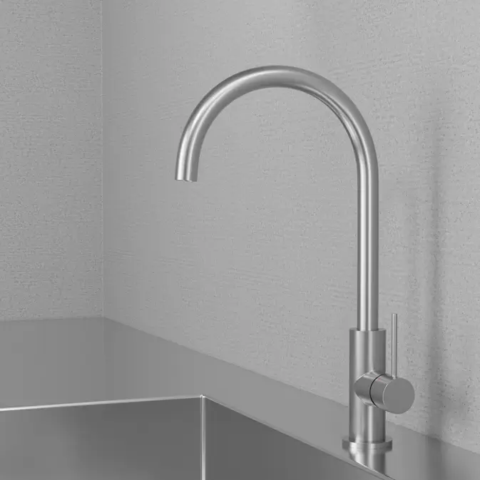 Kjøkkenbatteri Scandtap Steel Equip Rustfritt stål