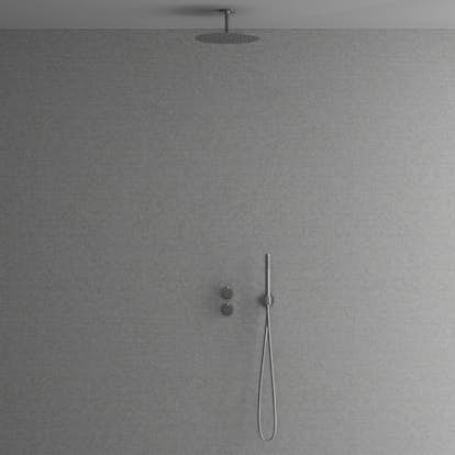 Takduschset Scandtap Steel Harmonized 2Y för Inbyggnad