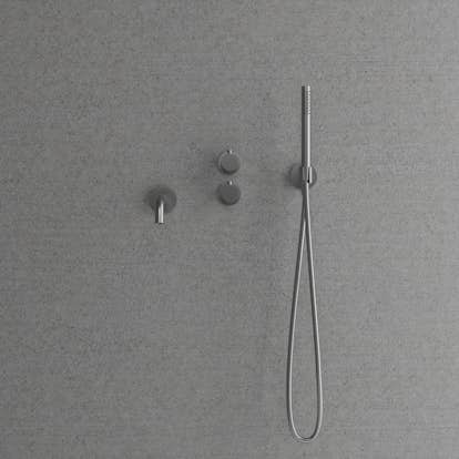 Badkarsblandare Scandtap Steel Harmonized 4 för Inbyggnad