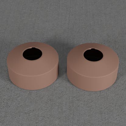 Täckbricka Scandtap Steel Pleasure Cover 33 mm á 2 st