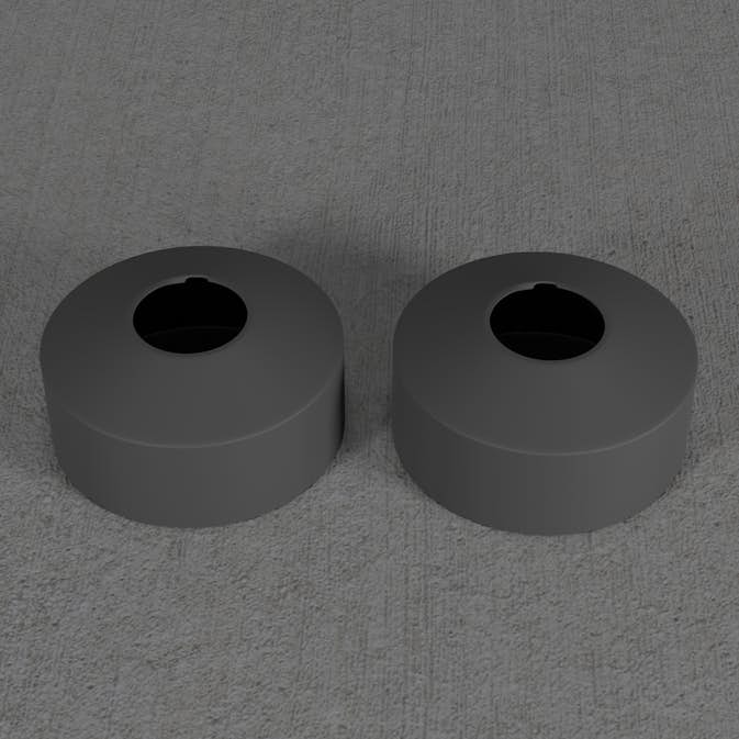 Dekkbrikke Scandtap Steel Pleasure Cover 33 mm á 2 stk