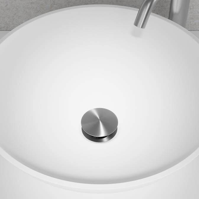 Bunnventil Scandtap Steel Pop-up Universal Duo