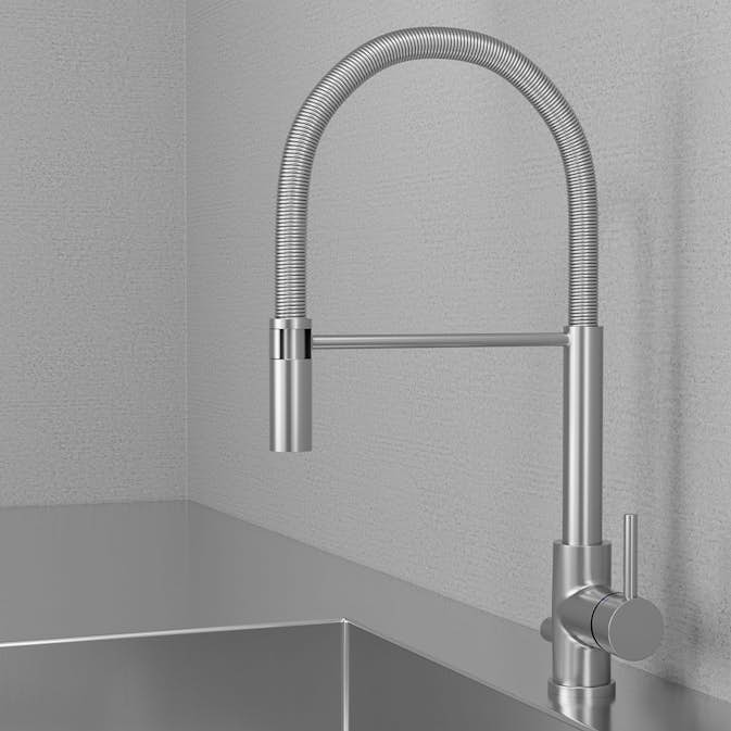 Kjøkkenbatteri Scandtap Steel Pro Rustfritt stål