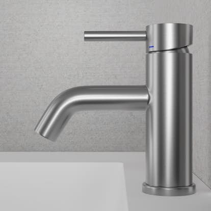 Tvättställsblandare Scandtap Steel Wave