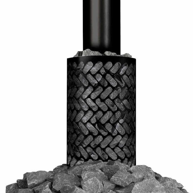 Steinkurv Narvi Runt Rør