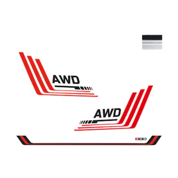 Klistremerker Mammotion til LUBA 2 AWD