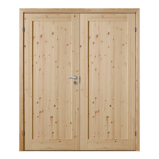 Tofløyet Dør Bygg1 Stil 1 Furu