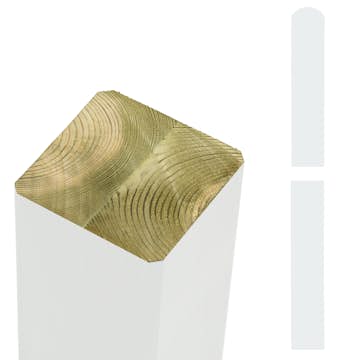 Stolpe PLUS Limt Hvit