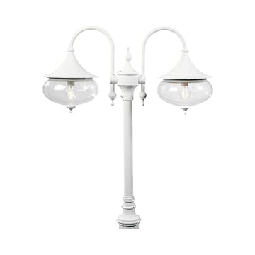 Stolpelampe Gnosjö Konstsmide Libra 2-arm E27 uten Stolpe