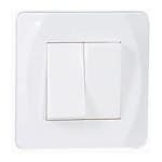 Strømbryter Malmbergs Nova Innfelt Krone Hvit