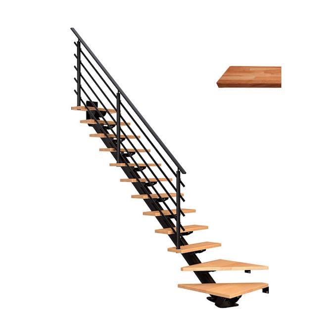 Plassbesparende Trapp Dolle Sydney Eik Oljet 1/4 Pure