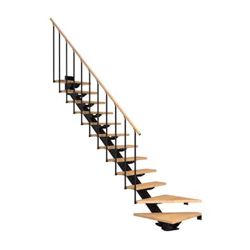 Plassbesparende Trapp Dolle Sydney Bøk Oljet 1/4 Classic II