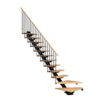 Plassbesparende Trapp Dolle Sydney Bøk Oljet 1/4 Classic III