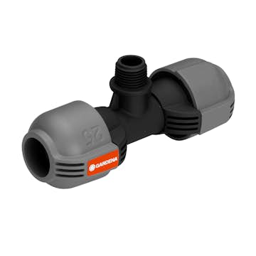 T-skjøt Gardena 25 mm x G 1/2 Hunngjenger