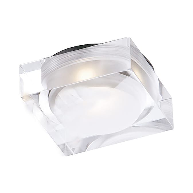 Taklampe Aneta Vetro LED Firkantet