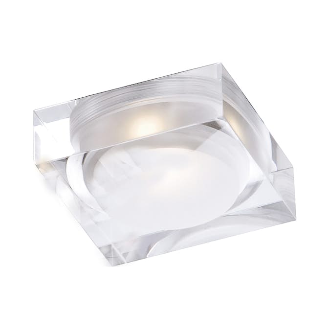 Taklampe Aneta Vetro LED Firkantet
