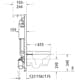 WC-Fixtur Duravit Durasystem Standard