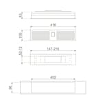 Filterrist Smeg GRIDKDH12 for Kjøkkenvifte
