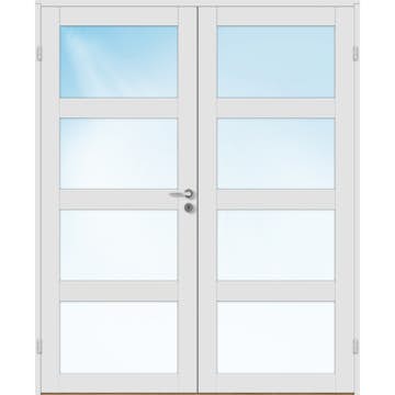 Tofløyet Dør Bygg1 Base 4 Klarglass