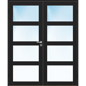 Tofløyet Dør Bygg1 Base 4 Klarglass