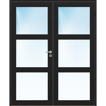 Tofløyet Dør Bygg1 Base 3 Klarglass
