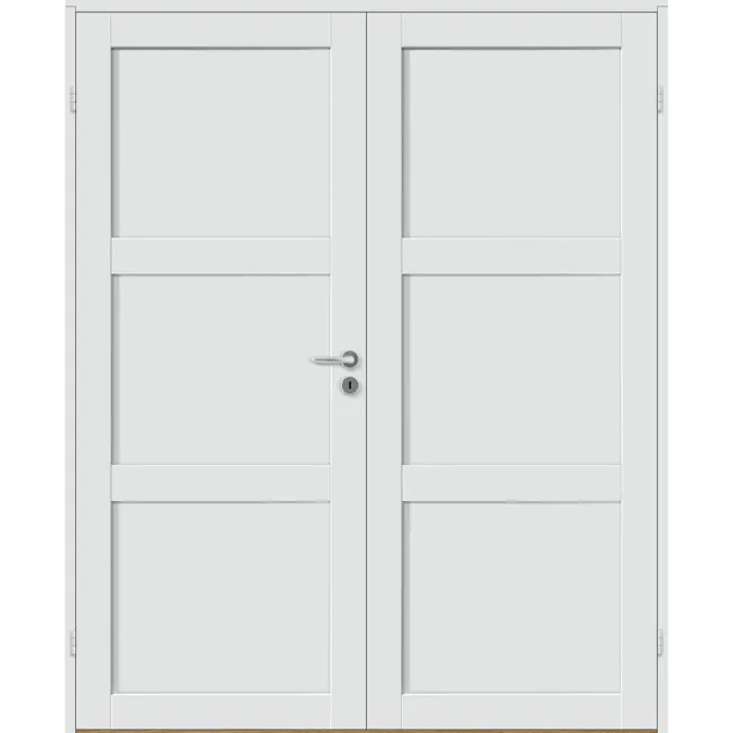 Tofløyet Dør Bygg1 Base 3 med Karmsett