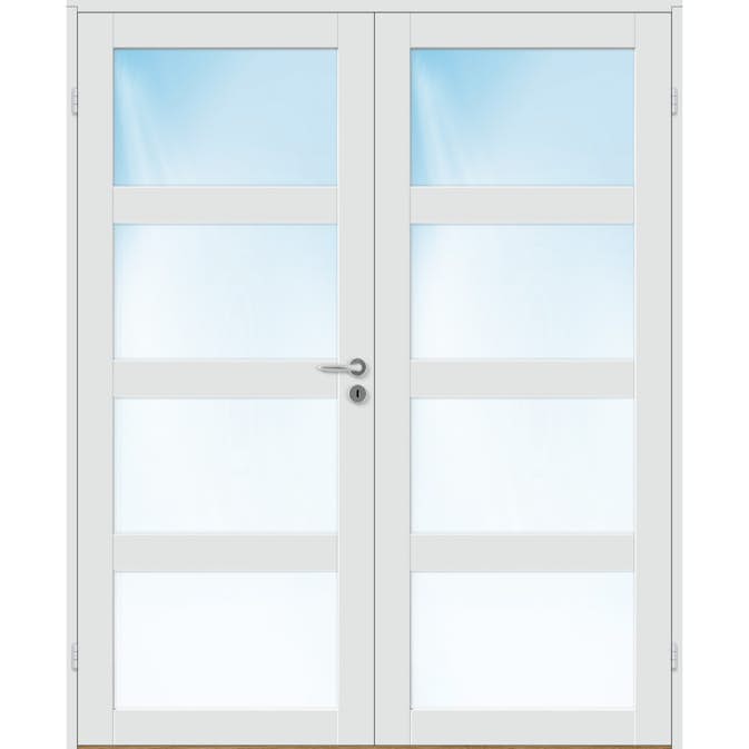 Tofløyet Dør Bygg1 Base 4 Klarglass