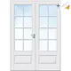 Tofløyet Dør Bygg1 Ida FW Hvit Klarglass