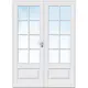 Tofløyet Dør Bygg1 Ida Kompakt FW Hvit Klarglass