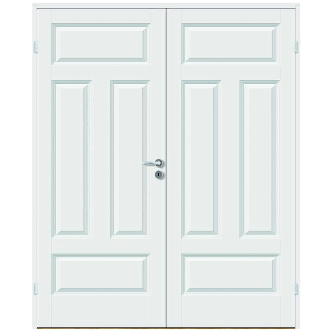 Tofløyet Dør Bygg1 Ida Tett Hvit