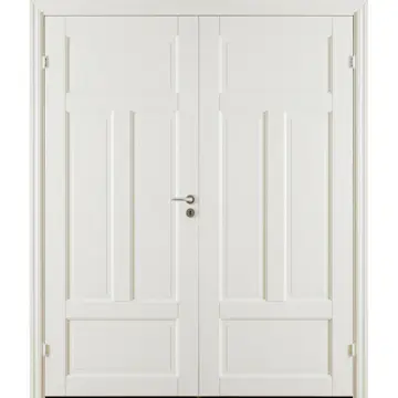 Tofløyet Dør Bygg1 Odin Hvit med Karmsett