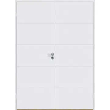 Tofløyet Dør Bygg1 Quatro Kompakt med Karmsett