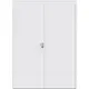 Tofløyet Dør Bygg1 Quatro Kompakt med Karmsett