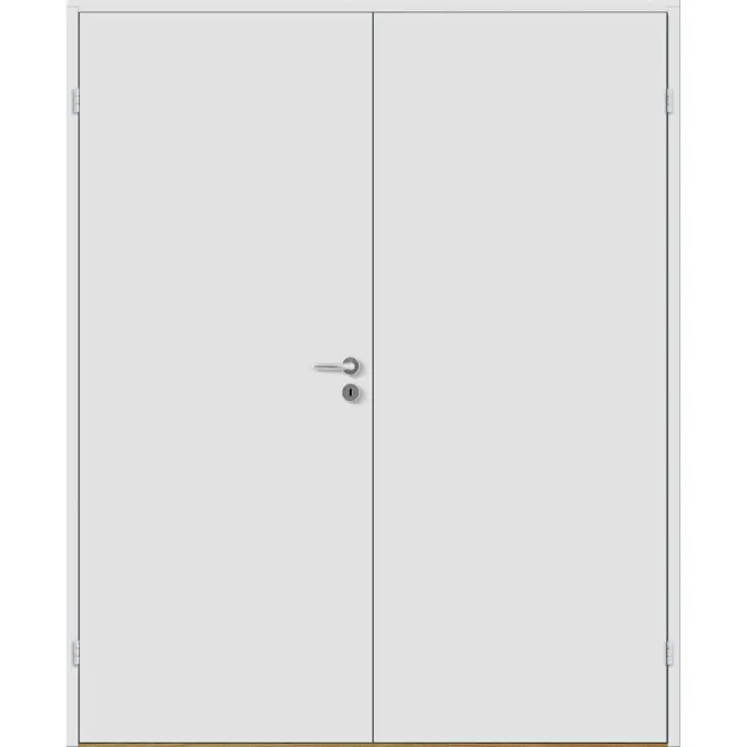 Tofløyet Dør Bygg1 Sletten Kompakt med Karmsett