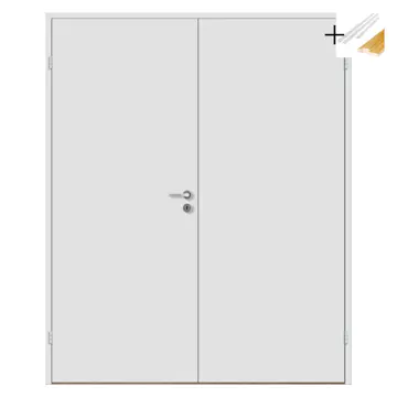 Tofløyet Dør Bygg1 Sletten med Karmsett