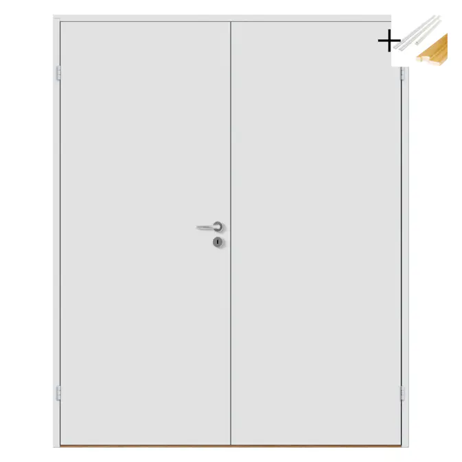 Tofløyet Dør Bygg1 Sletten med Karmsett