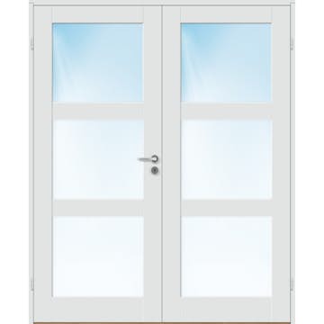 Tofløyet Dør Bygg1 Stil 3 Glass